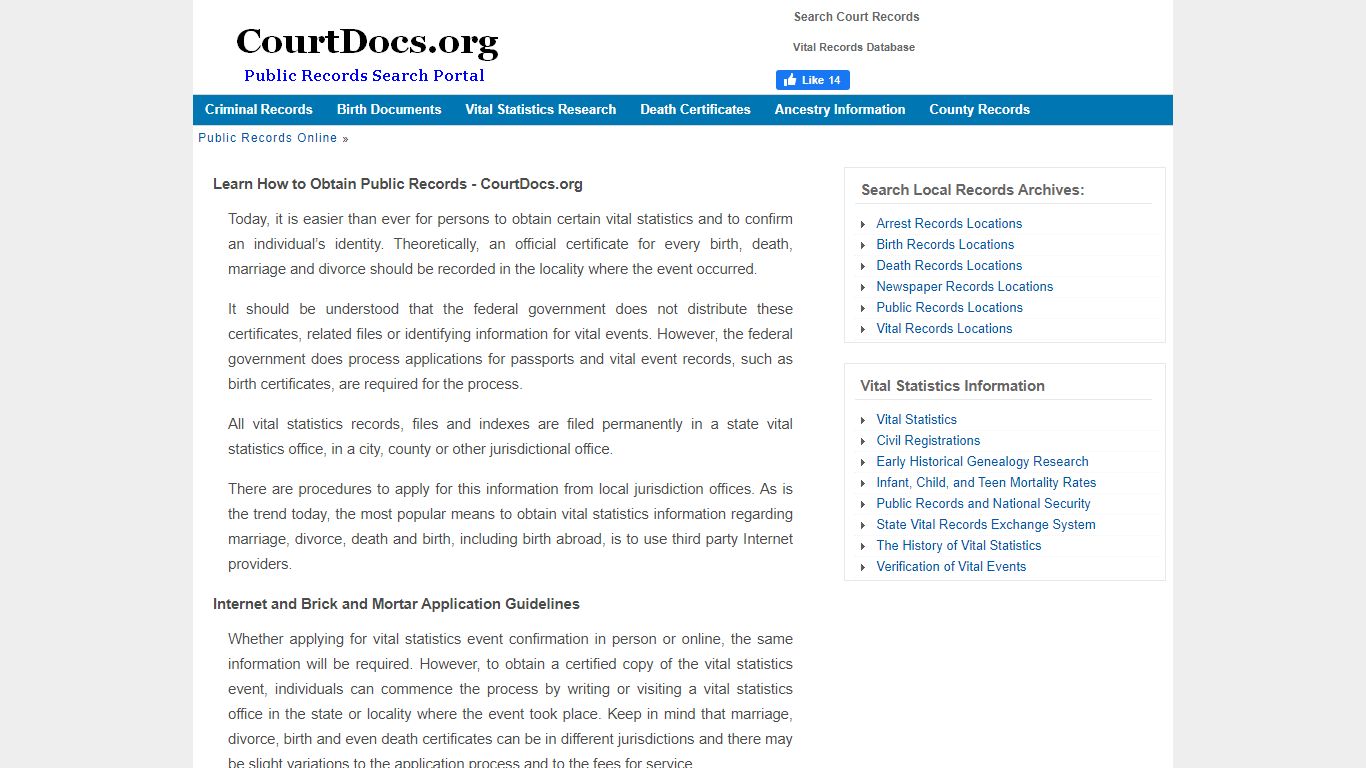 CourtDocs.org - Search Court Documents and Public Records Online